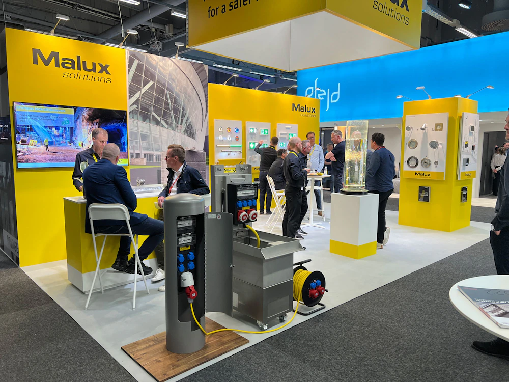 Malux ställde ut på Elfack